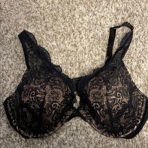 Black Lace Bra